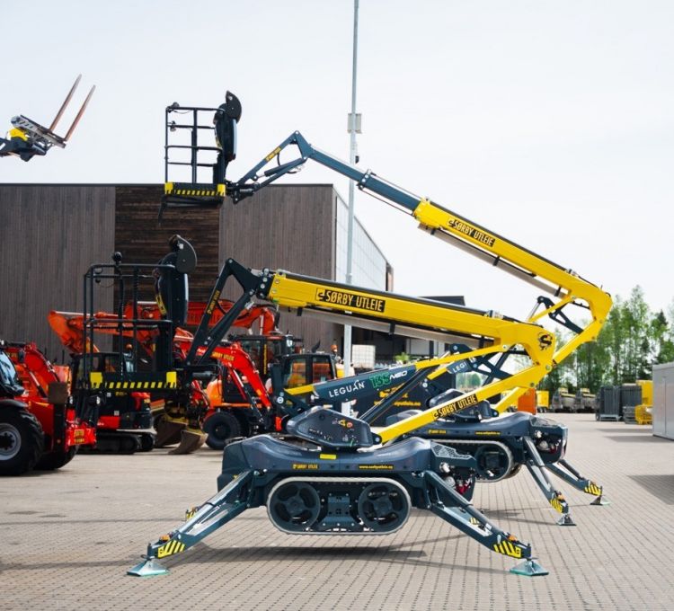 挪威S?rby Utleie公司引進(jìn)Leguan蜘蛛式高空作業(yè)平臺